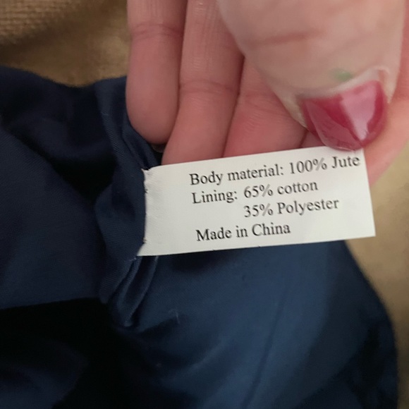 Jute / burlap Corona bag - Picture 5 of 6